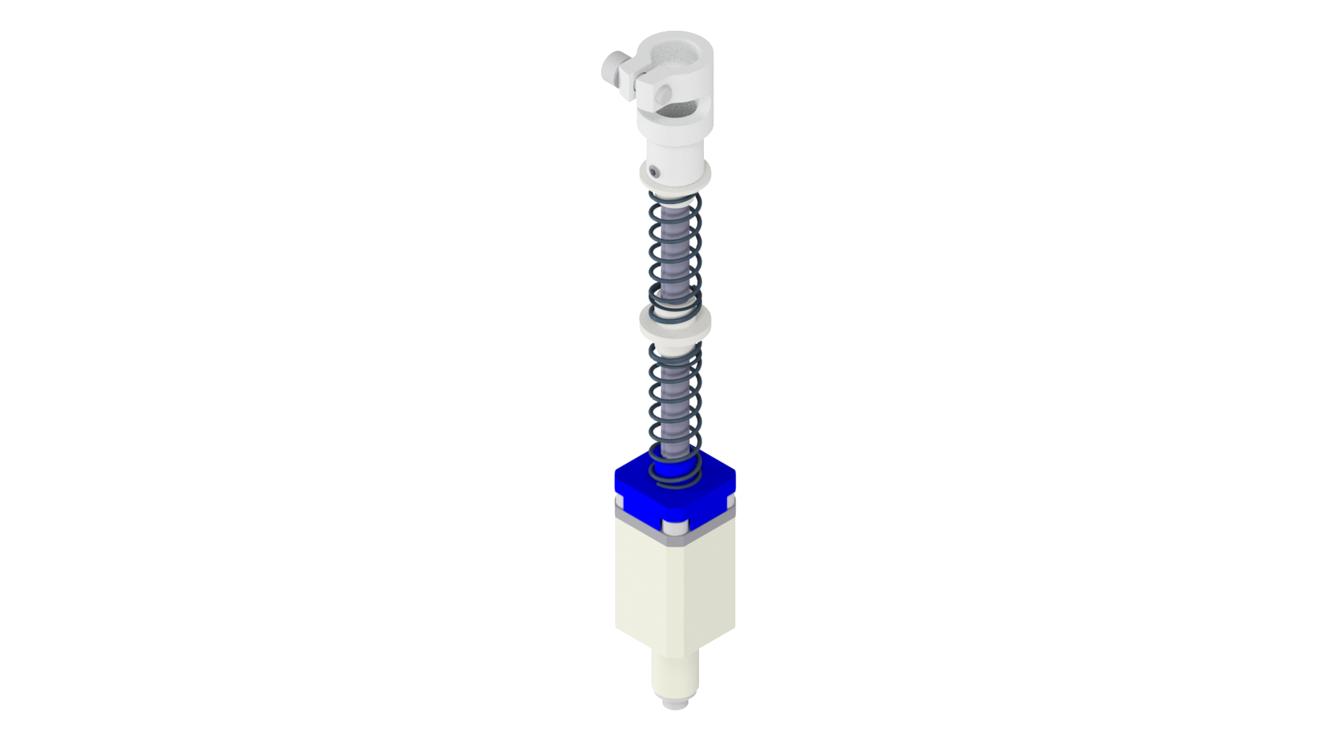 GGK A 20-30 Gripper Arm, lin.gu., spr.comp., lock ag.rot., ax. : 50 mm, : 10 mm, Clamping Ø: 10 mm, : 16 mm