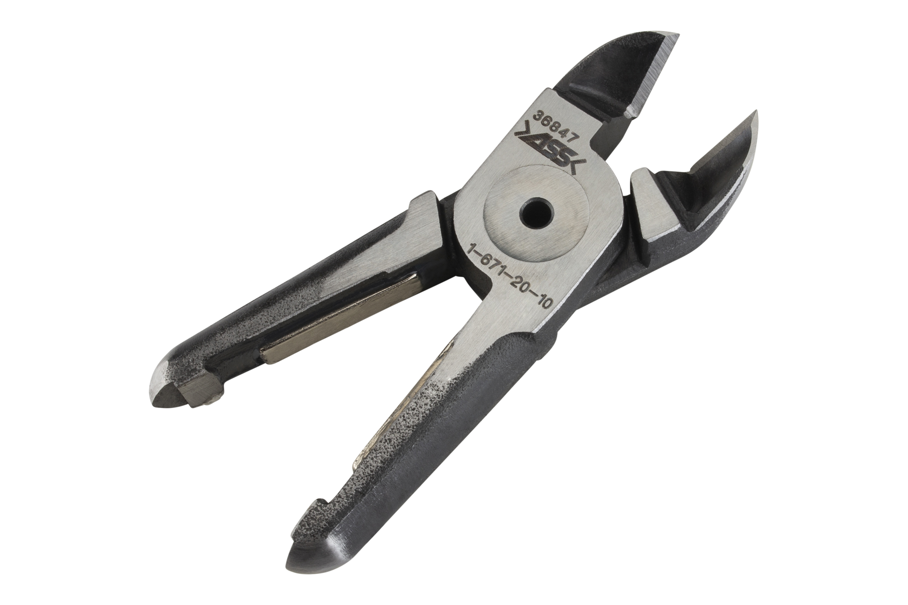 SES10-15-16S Nipper Blade Standard for ASN 10 Model: angled, Integrated magnet: yes, Carbide: no, Cutting angle: 40°, Compatible to: ASN 20, Opening width: 12 mm, Size: 20