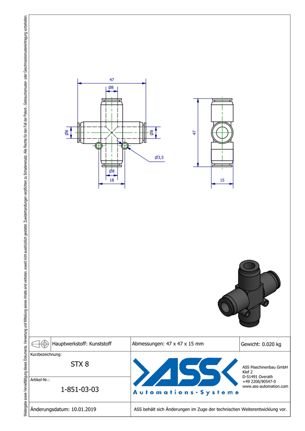 STX 8 X-Hose Quick Connector