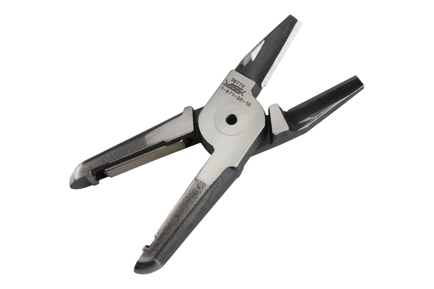 SES7-40-10S Nipper Blade Standard for ASN 7 Model: angled, Integrated magnet: yes, Carbide: no, Cutting angle: 15°, Compatible to: ASN 30; ASN 50, Opening width: 20 (32) mm, Size: 30; 50