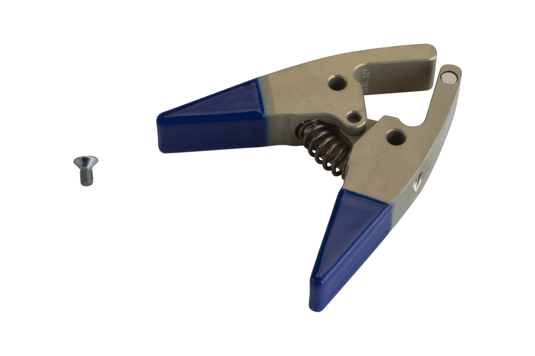 GRZ 20 Gripper Jaws Z,CS,I NPN Jaw Type: toothed, chamfered / Sensor NPN Piston Ø: 20 mm, Opening width: -, Jaw type: EP coating shore 90, blue / EP coating shore 90, blue, Closing Force: 100 N, Connection: -, Signal output: -