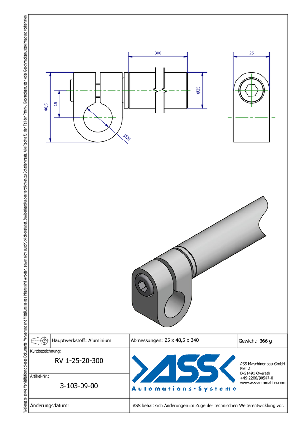 VLK 2 25-66 conical elongation Ø25-66mm