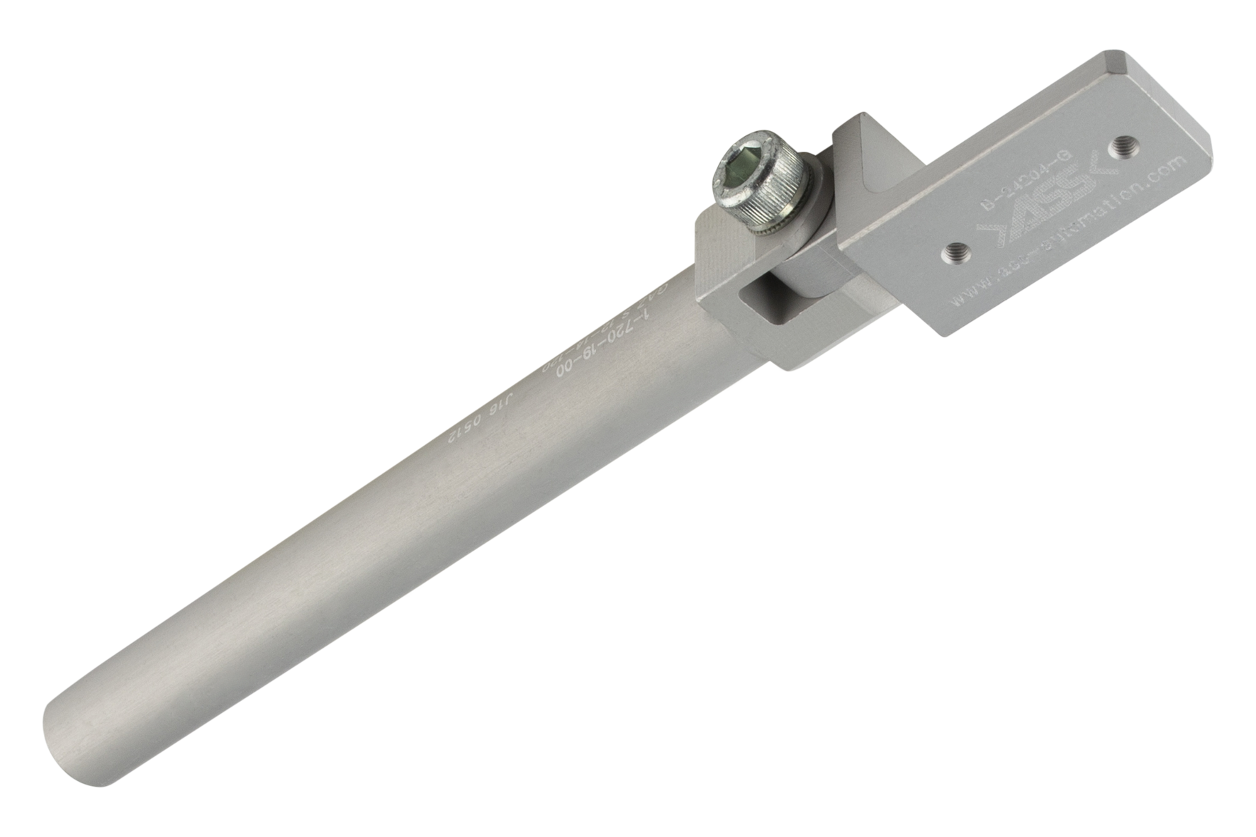 GAZ S 20-20-150 Gripper Arm for Short Stroke Cylinder, with Swivel : 14 mm, Compatible to: KHZ 12; SZD 12, Swivel area swivel head: +/- 90°, : 120 mm