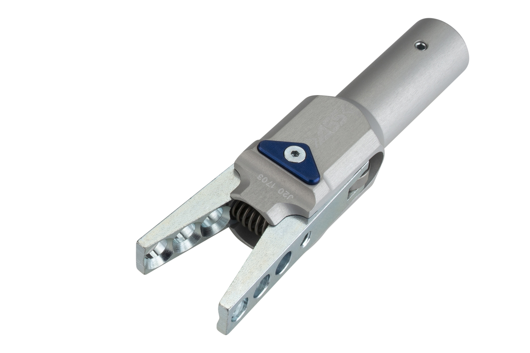 GRZ 20-16 SCS Gripper with Jaw Type: Saw Tooth / Sensor Piston Ø: 16 mm, : 20 mm, Opening width: 23,5 mm, Jaw type: with holes / with holes, Closing Force: 65 N, Connection: -, Signal output: -