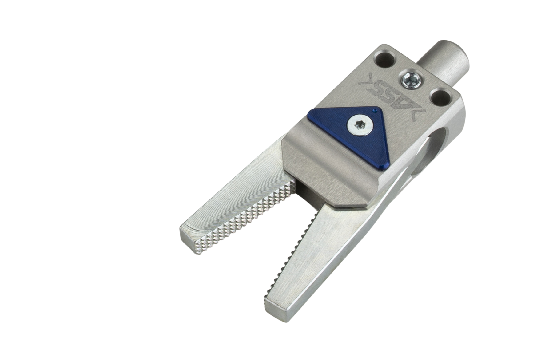 GRZ 10-12 SCFS NPN Gripper with Jaw Type: Saw Tooth / Sensor NPN Piston Ø: 12 mm, : 10 mm, Opening width: 16,5 mm, Jaw type: chequered / chequered, Closing Force: 28 N, Connection: -, Signal output: -