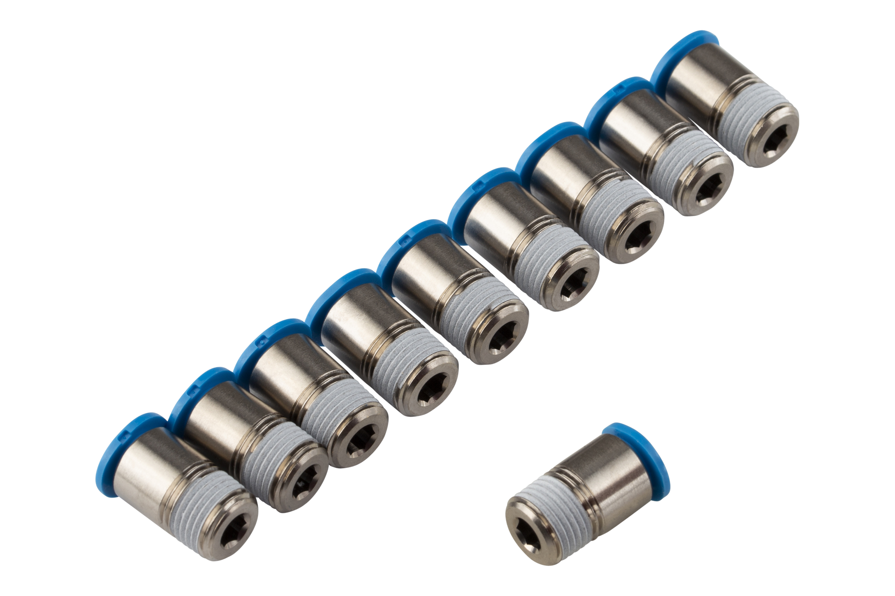 STA 1/8 8-6 Straight Quick Connector for PSS Model: standard, Hose connection Ø: 6 mm, Compatible to: PSS 6-4, Connection thread: R1/8″