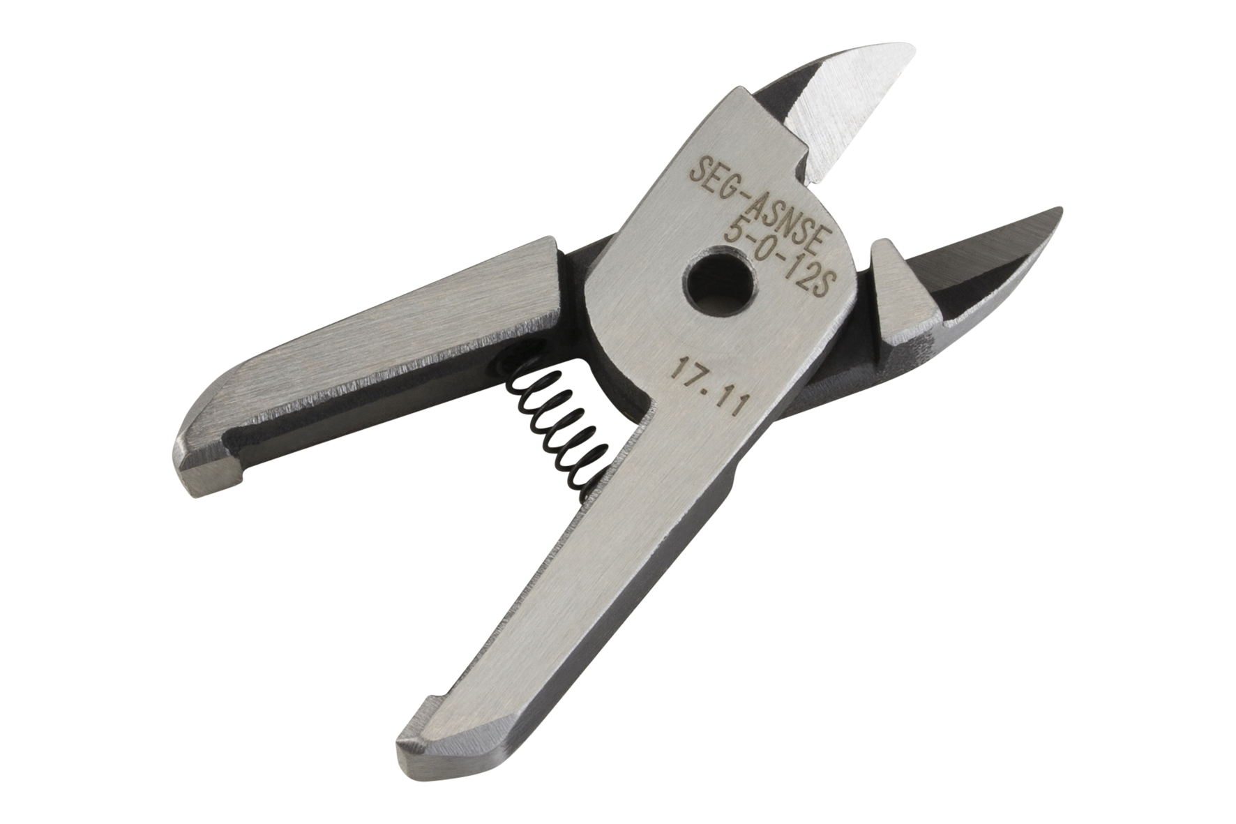 SEG-ASN-SE10-0-12S Nipper Blade, Straight Form for ASN SE 10 Model: standard, Integrated magnet: no, Carbide: no, Cutting angle: 0°, Compatible to: ASN SE, Opening width: 6 mm, Size: 5