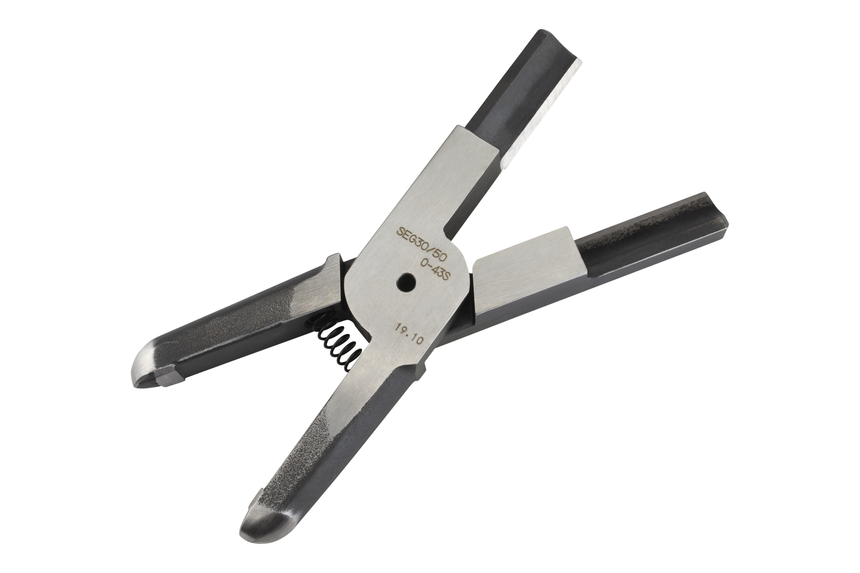 SEG-D-3-0-12S Nipper Blade, Straight, for wire trimming Model: standard, Integrated magnet: no, Carbide: no, Cutting angle: 0°, Compatible to: ASN 30; ASN 50, Opening width: 20 (42) mm, Size: 30; 50