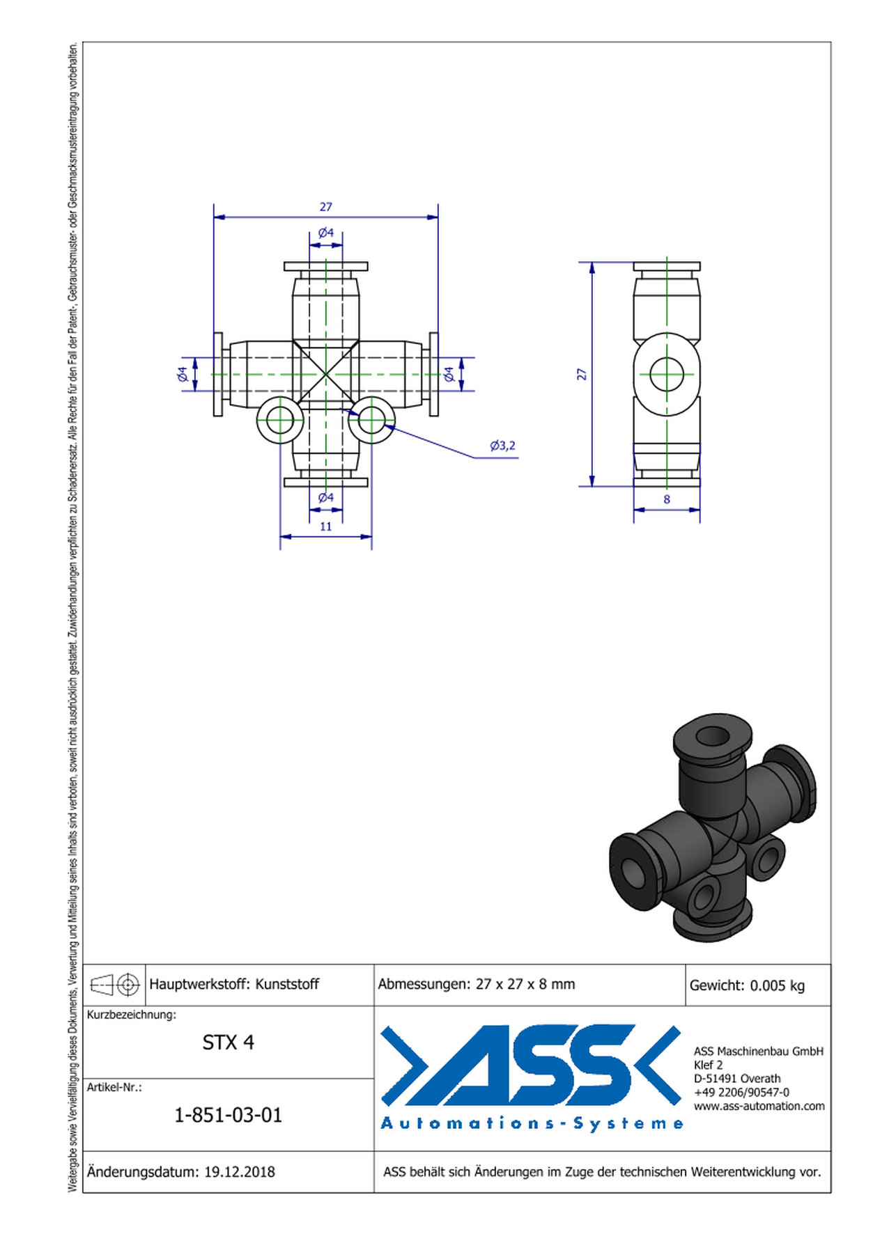 STX 4 X-Hose Quick Connector