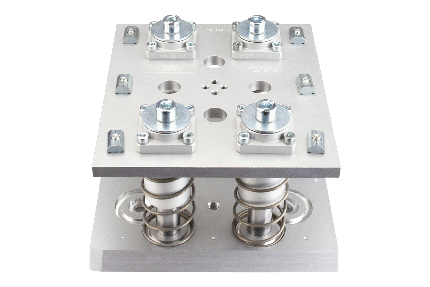 GPG / EOAT (Robot Hand) Plate features Ball Bushings