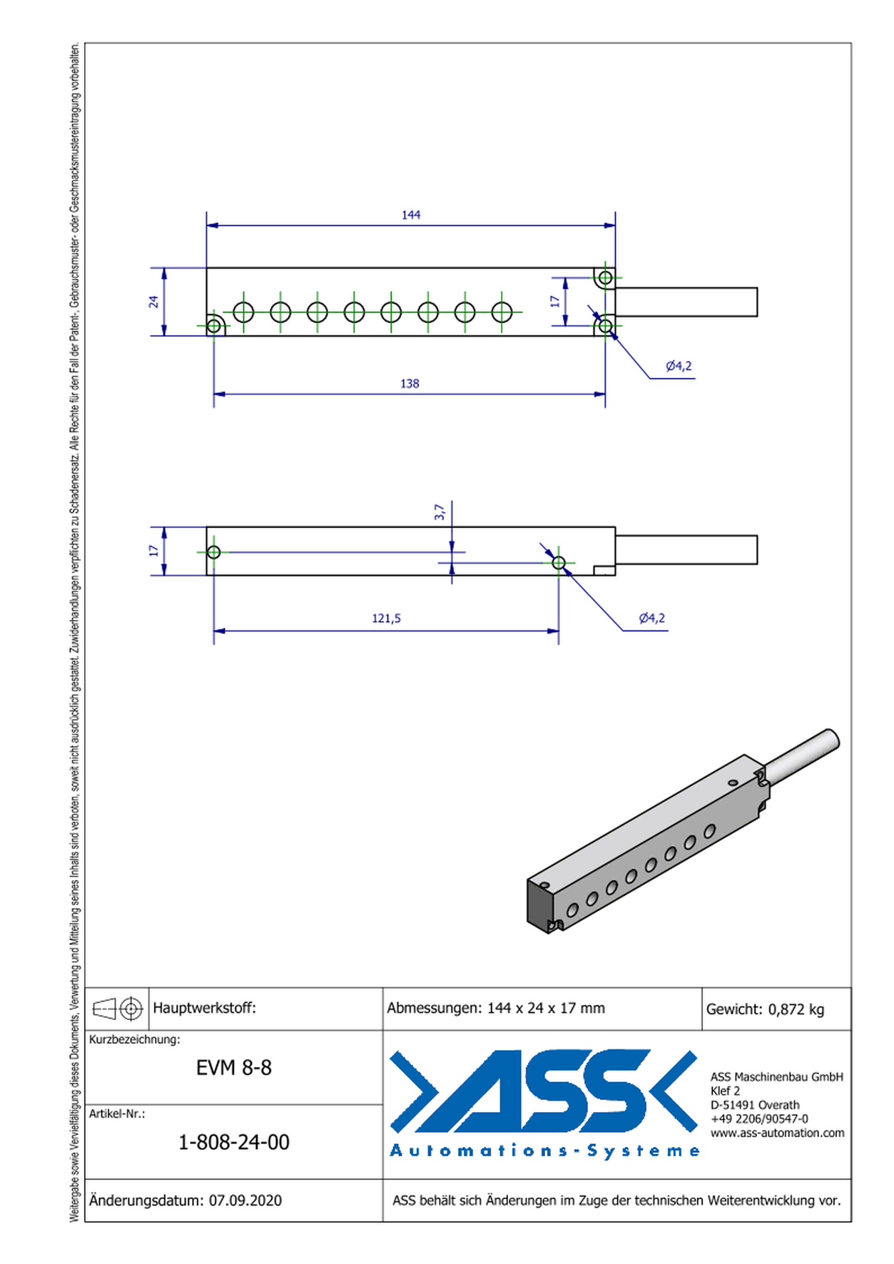 EVM 8-8 Bus module