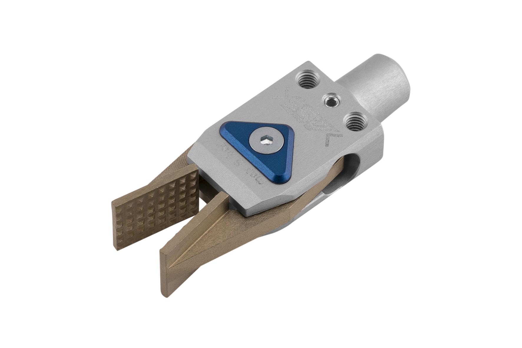 GRZ 10-08 CMG EP  Gripper, Jaw Type: both sides EP Coating, blue Piston Ø: 8 mm, : 10 mm, Opening width: 10 mm, Jaw type: chequered, wide / chequered, wide, Closing Force: 19 N, Connection: -, Signal output: -