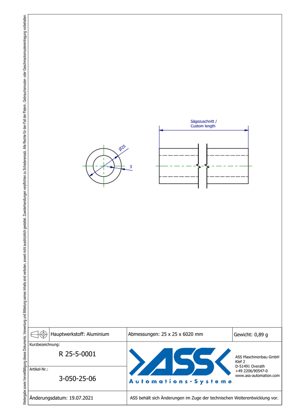  EOAT Base Plate, Tubular-System