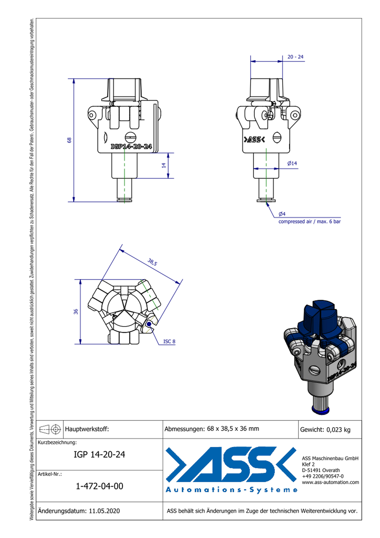 IGP 14-20-24 ID Gripper