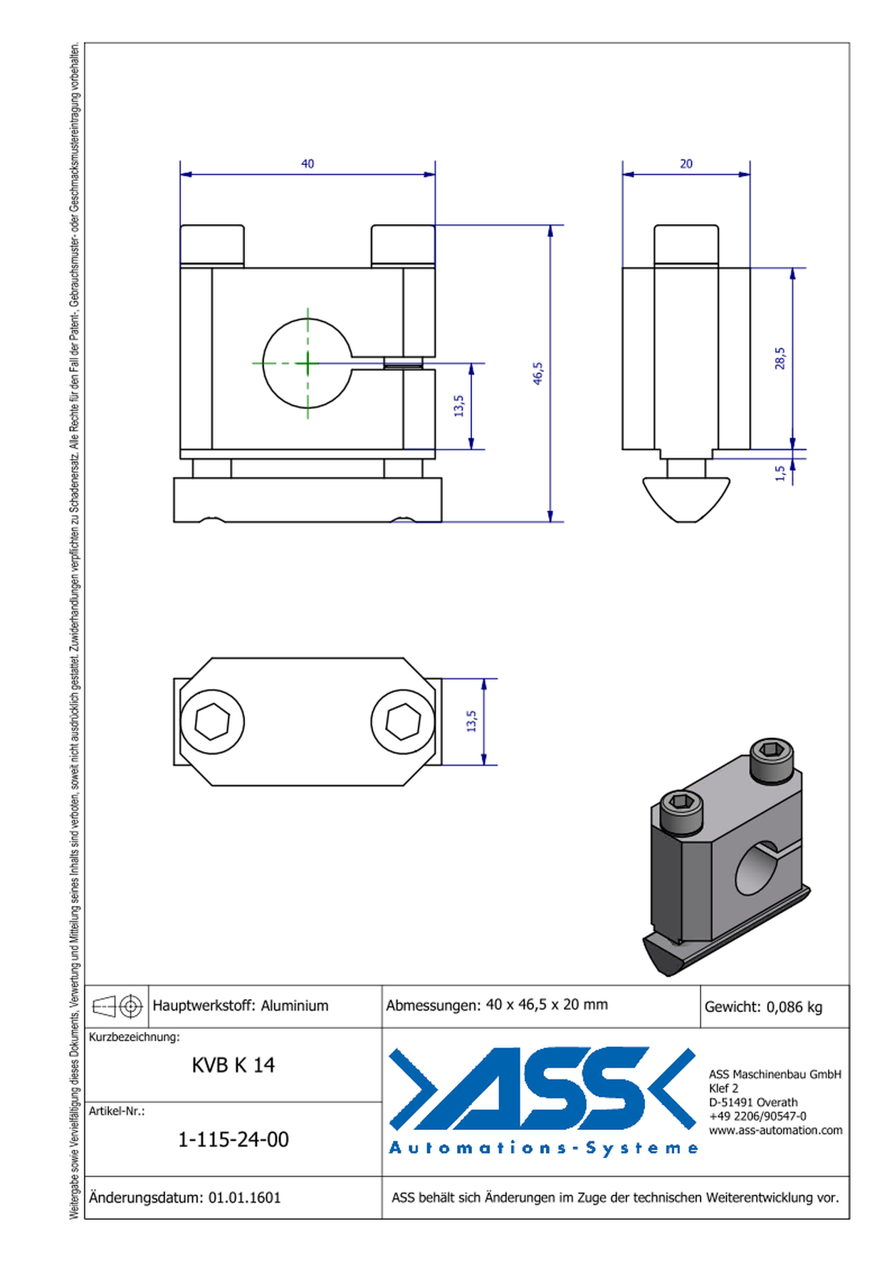 KVB K 14 Cross Connector