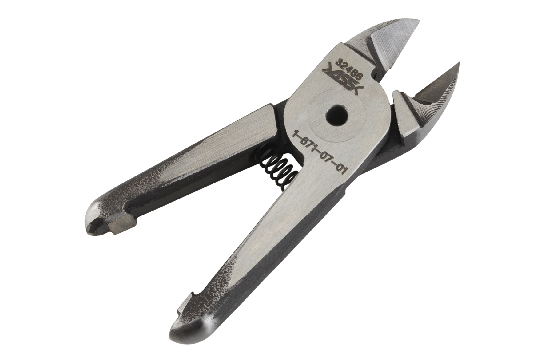 SES10-40-13S Magnet Nipper Blade Magnetic Return, Standard for ASN 10 Model: angled, Integrated magnet: no, Carbide: no, Cutting angle: 30°, Compatible to: ASN 7, Opening width: 5 mm, Size: 7