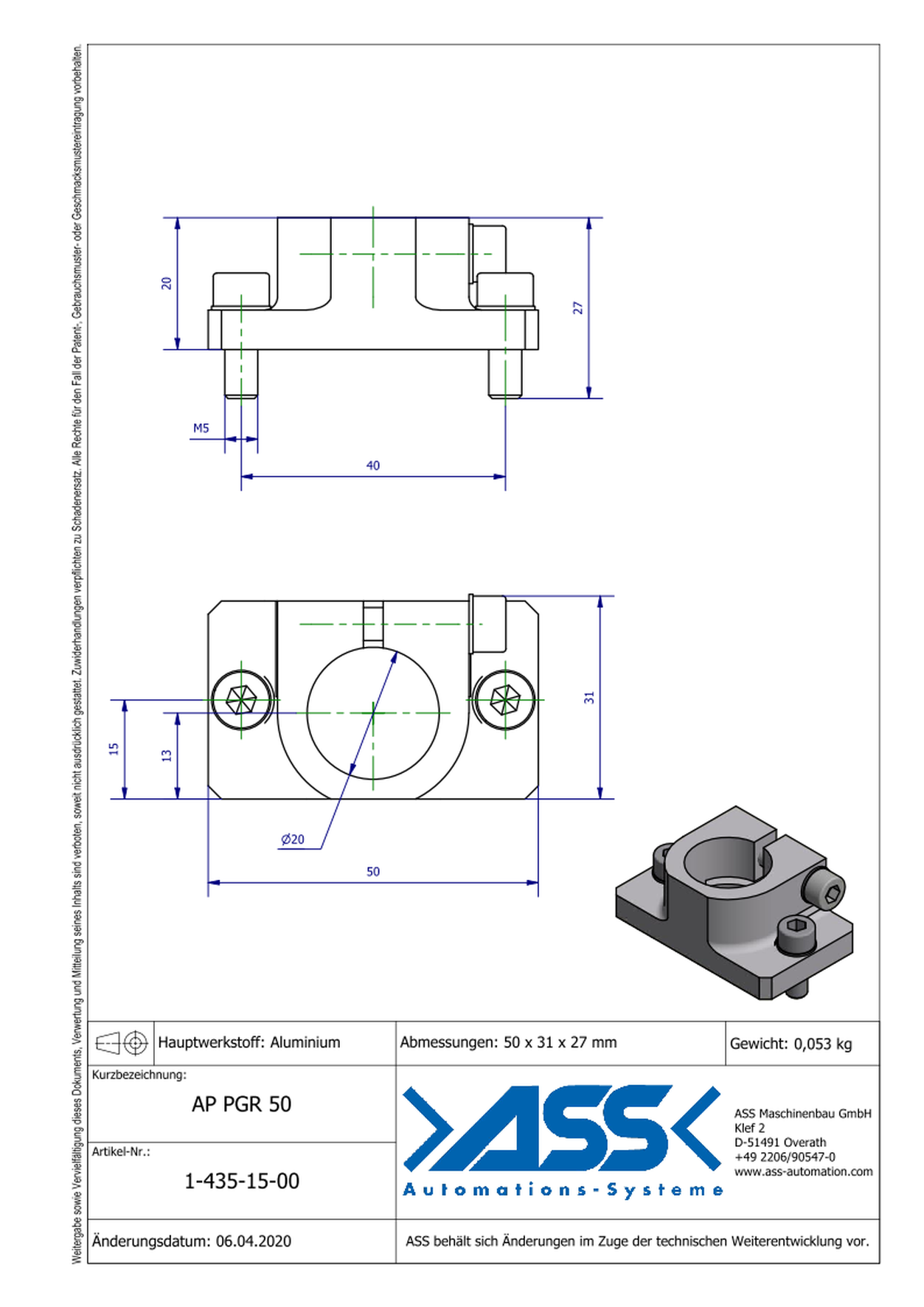 AP PGR 50 Adapter for PGR