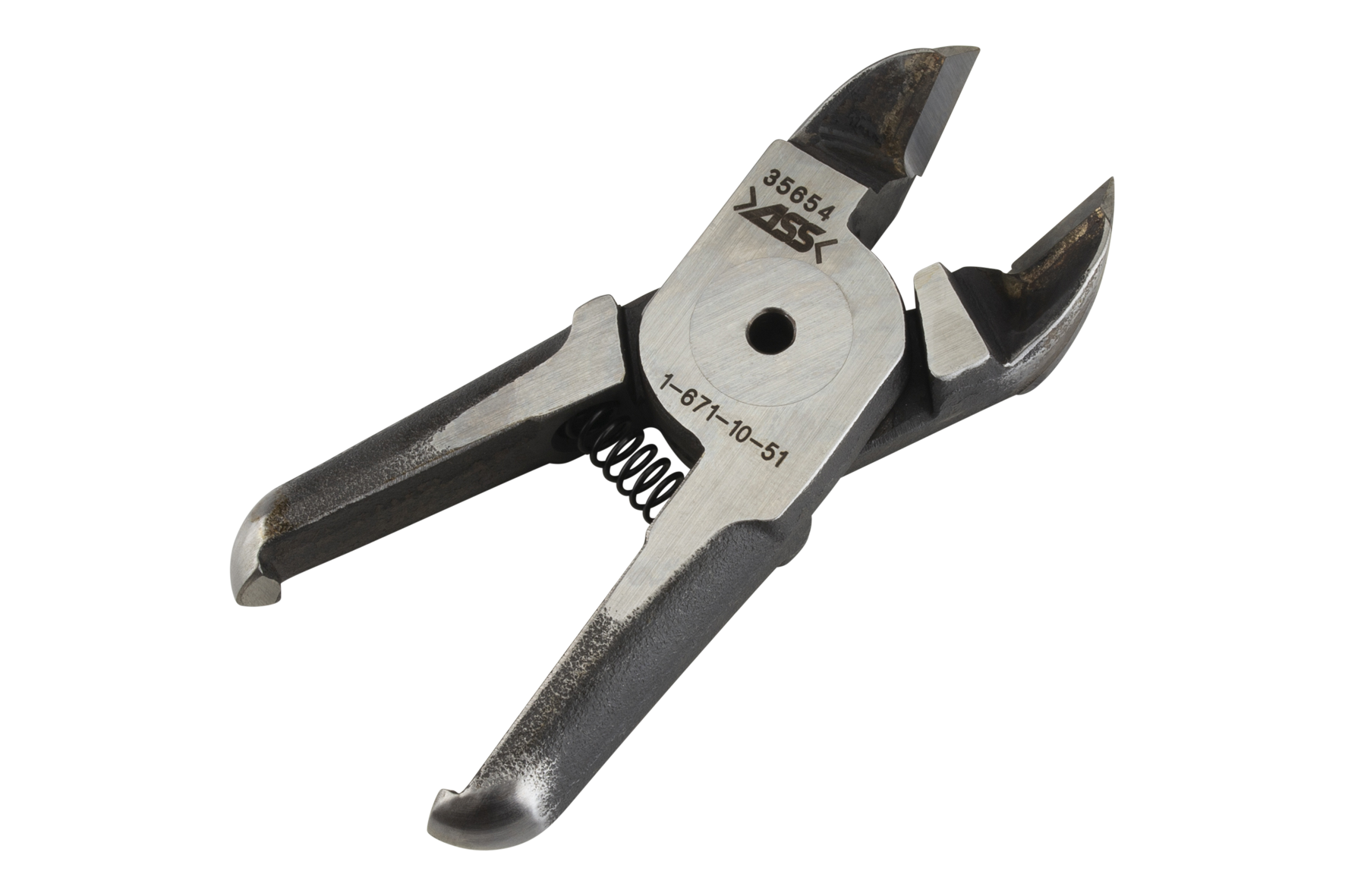 SES10-15-16S Magnet Nipper Blade Magnetic Return, Standard for ASN 10 Model: angled, Integrated magnet: no, Carbide: yes, Cutting angle: 40°, Compatible to: ASN 10, Opening width: 5 mm, Size: 10