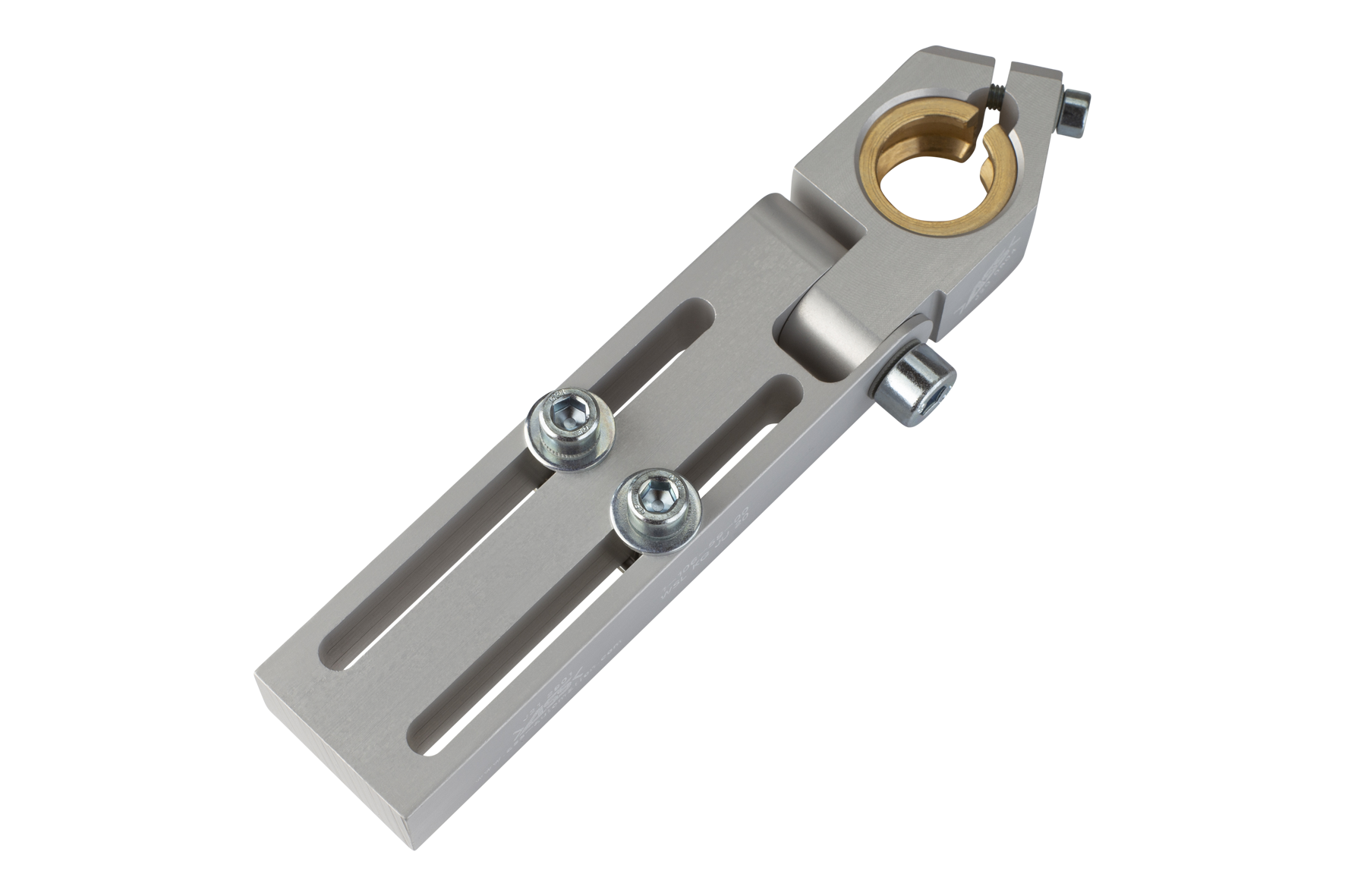 WSL KG X 10 Long Angle Clamp with Swivel Head and Ball Joint : 0-19°, : 80 mm, Compatible to: L-Profil; X-Profil; JU-Profil, Clamping Ø: 20 mm, Swivel area swivel head: +/-90°