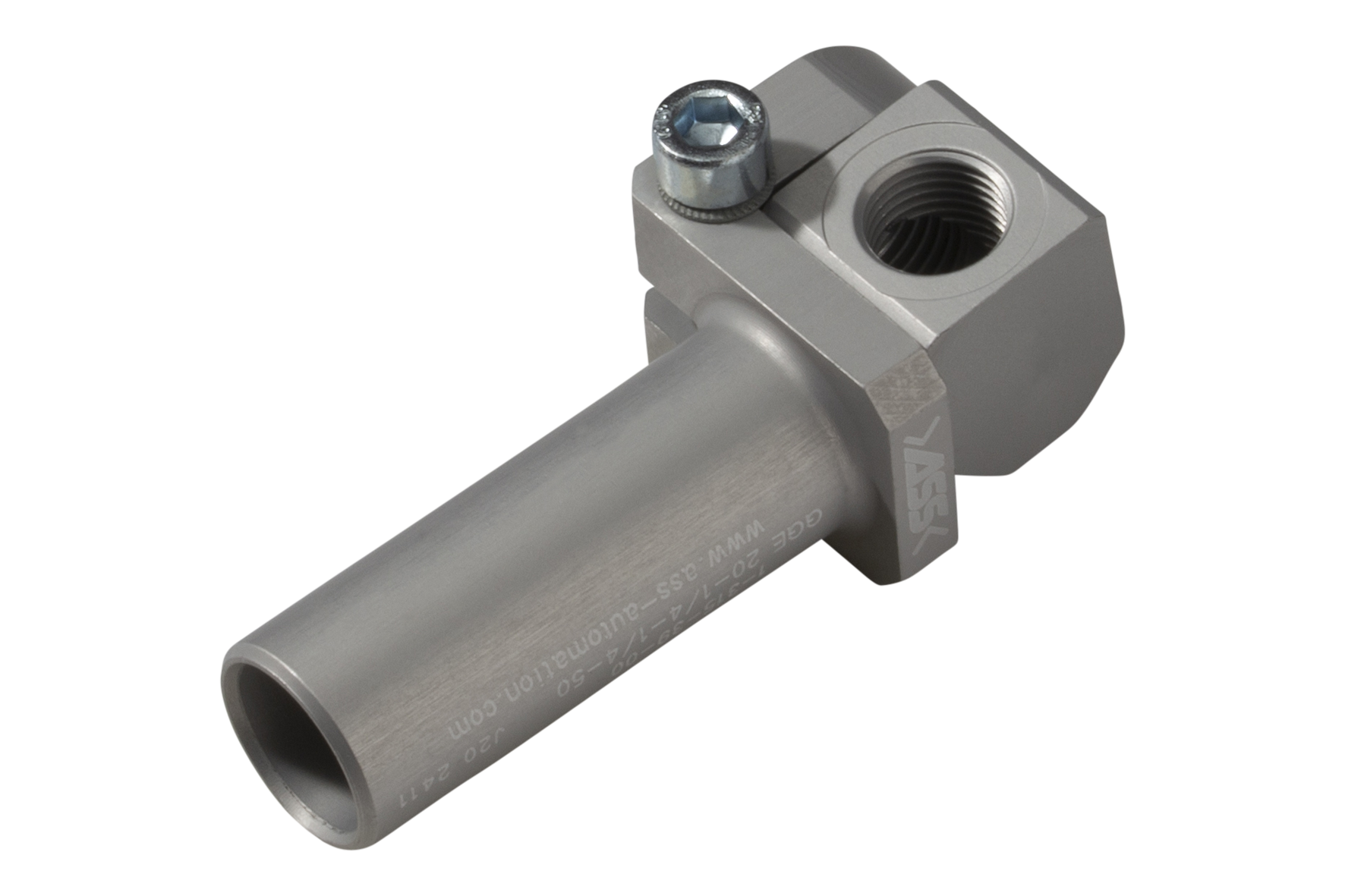 GGE 14-1/8-1/8-40 Elbow Gripper Arm for Vacuum Cups : 20 mm, : 50 mm, Swivel area: +/-90°, : G1/4″