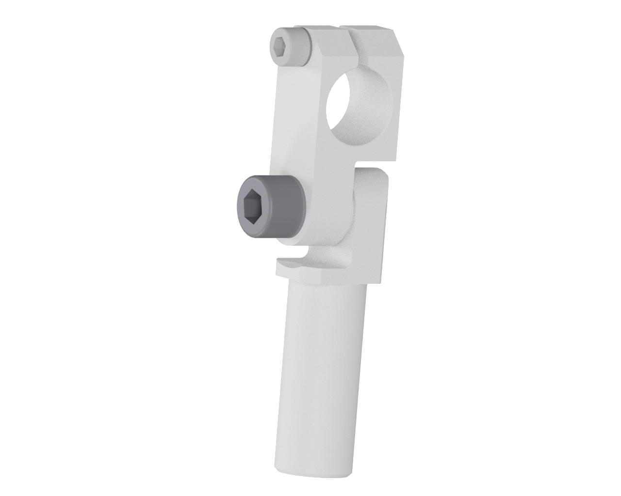 WKA 6-6-60 Angle Arm, Micro Series : 20 mm, Clamping Ø: 20 mm, : 50 mm, Swivel area: +/-105°