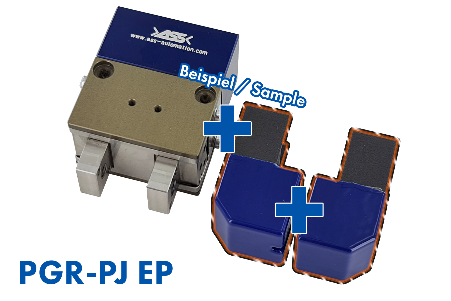 PGR-PJ EP 64 Parallel Gripper with Printed Jaws and EP-Coating