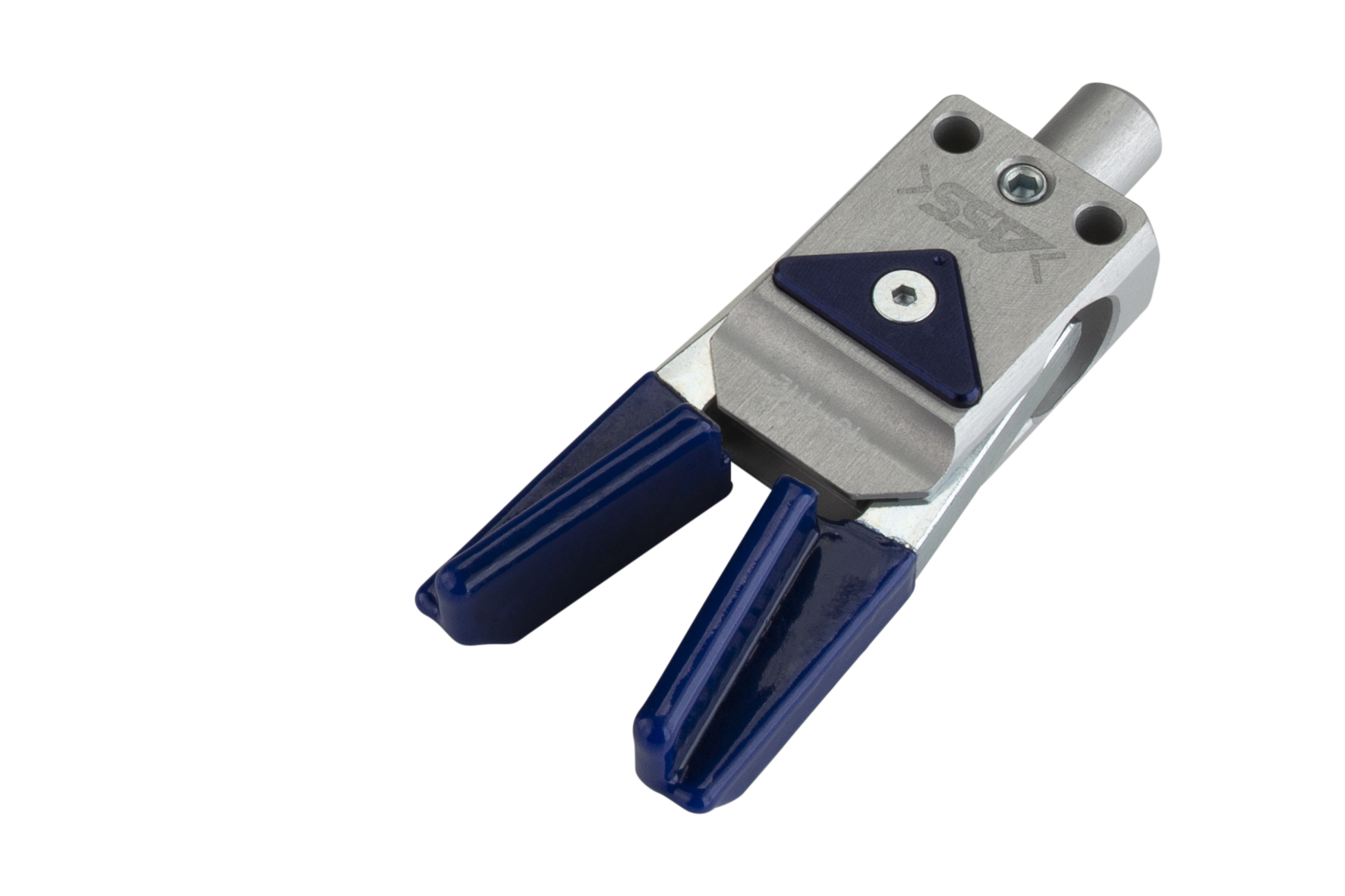 GRZ 10-12 CFS EP Gripper with Jaw Type: EP Coating, blue / Sensor Piston Ø: 12 mm, : 10 mm, Opening width: 17,5 mm, Jaw type: wide EP Coating Shore 90, blue / wide EP Coating Shore 90, blue, Closing Force: 25 N, Connection: -, Signal output: -