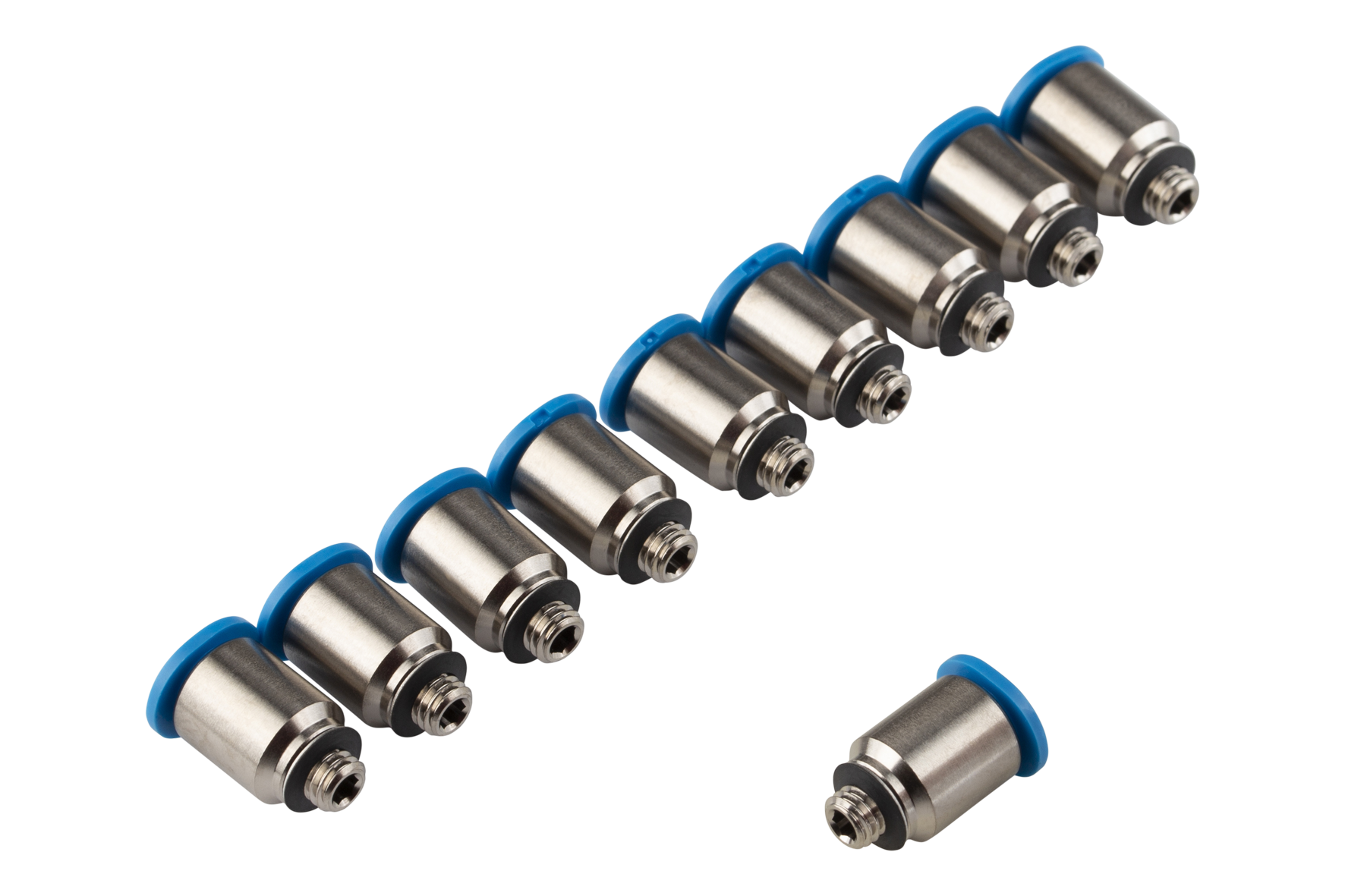 STA 1/8 6-4 Straight Quick Connector for PSS Model: standard, Hose connection Ø: 6 mm, Compatible to: PSS 6-4, Connection thread: M5