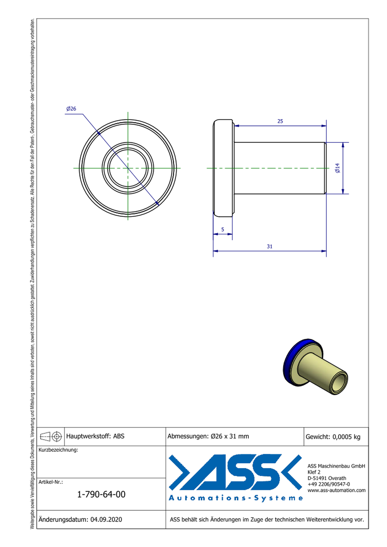 DST 14-25 ABS EP Pressure Plate