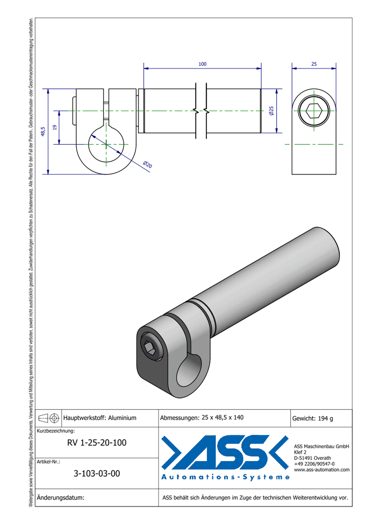 VLK 2 25-66 conical elongation Ø25-66mm