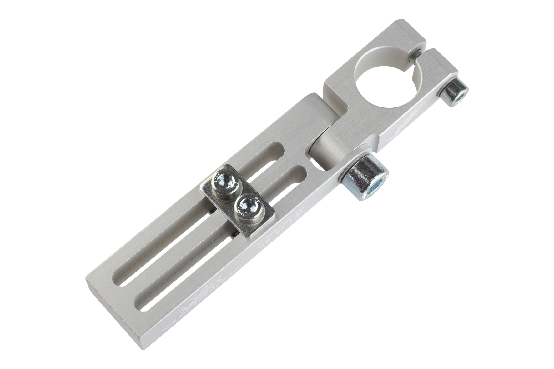 WSL GA JU 30 Long Angle Clamp with Swivel Head : 60 mm, Compatible to: L-Profil; X-Profil; JU-Profil, Clamping Ø: 20 mm, Swivel area swivel head: +/-90°