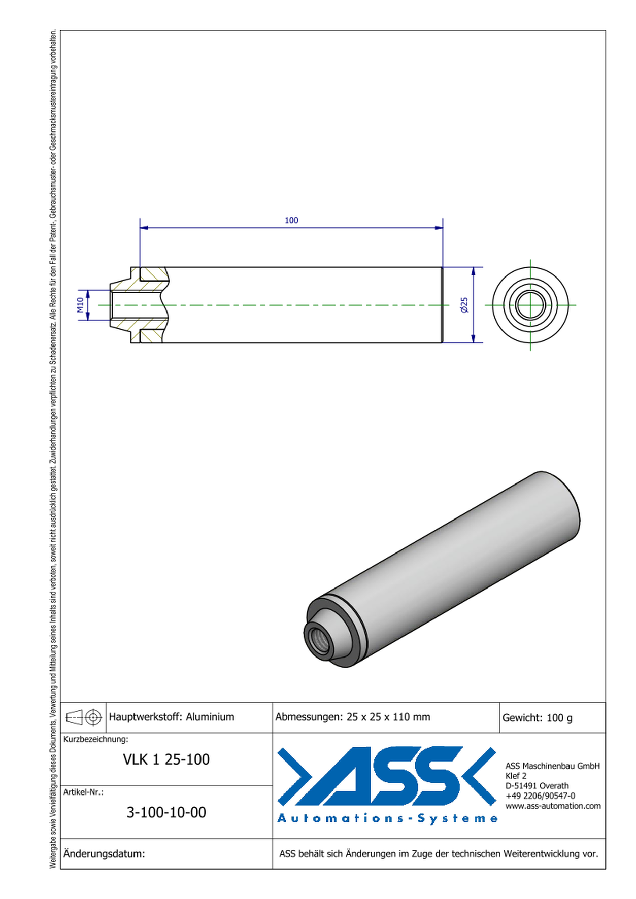  EOAT Base Plate, Tubular-System