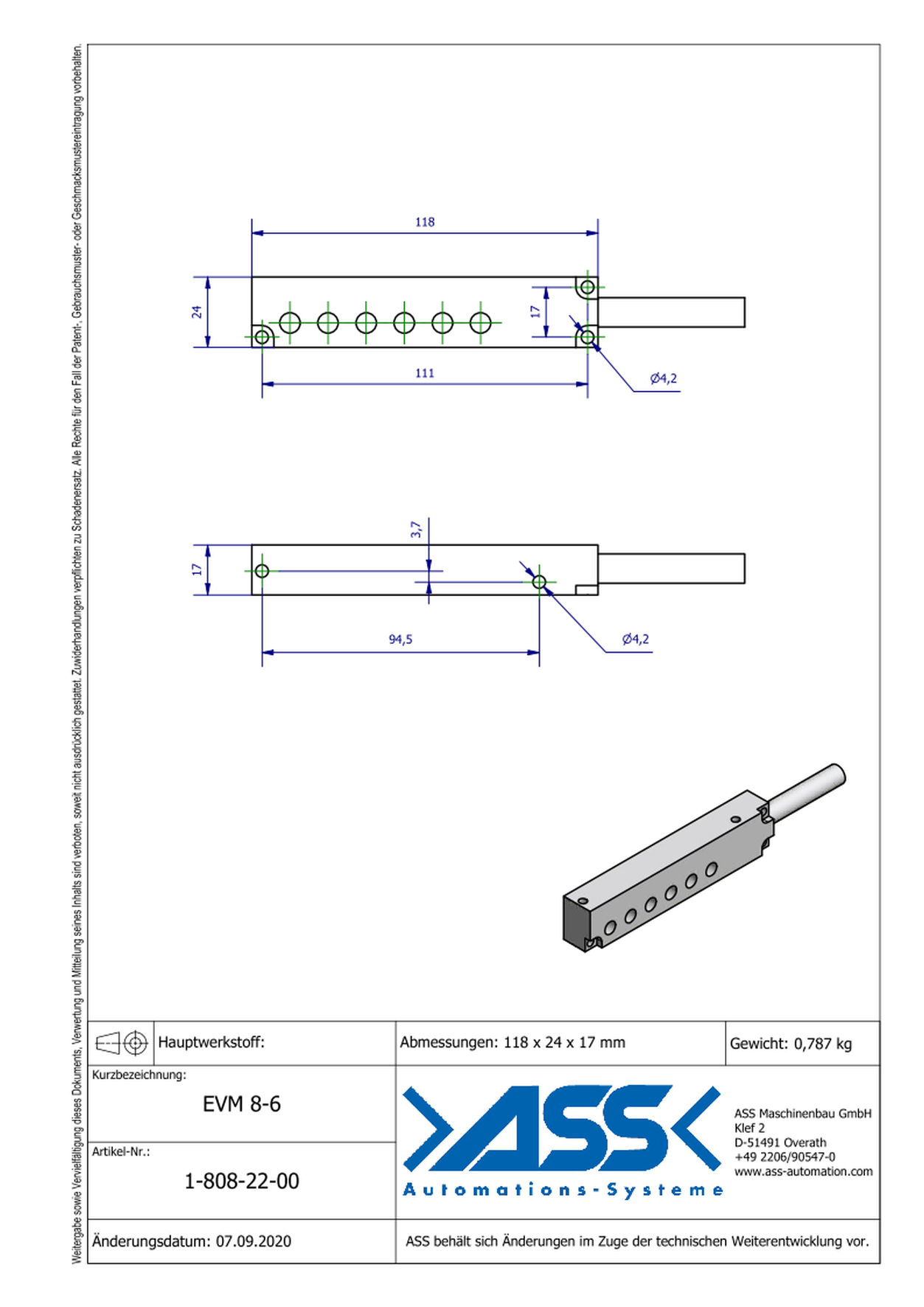 EVM 8-6 Bus module